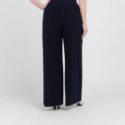 Hot Yoek Jersey Trousers Navy
