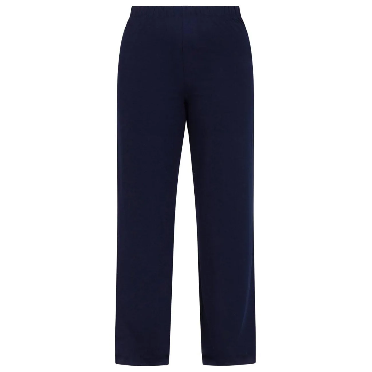 Sale Yoek Pull On Soft Jersey Trousers Navy