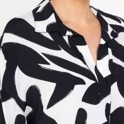 Sale Yoek Tunic Print Black and White